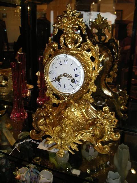 19th Century Ormolu Rococo Mantle Clcok
